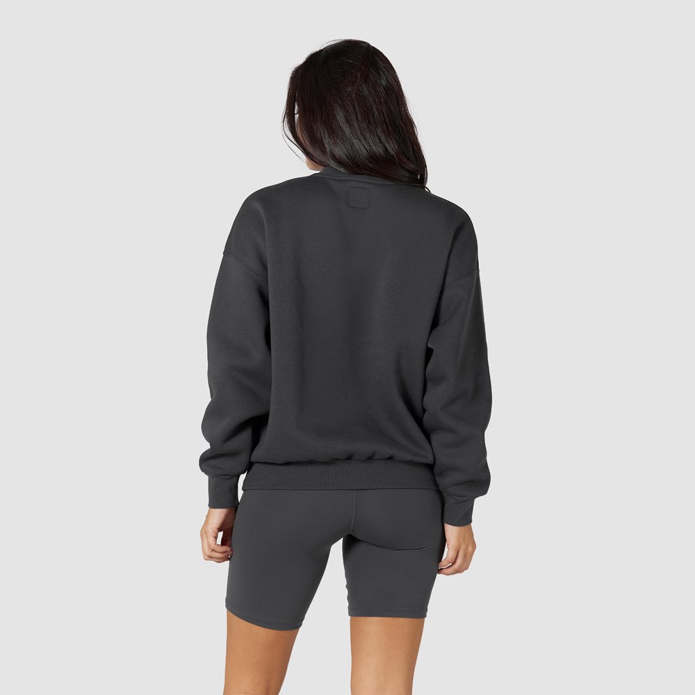 Lounge Underwear 365 Oversized Crew Neck Jumper Pebble | 018542BCS