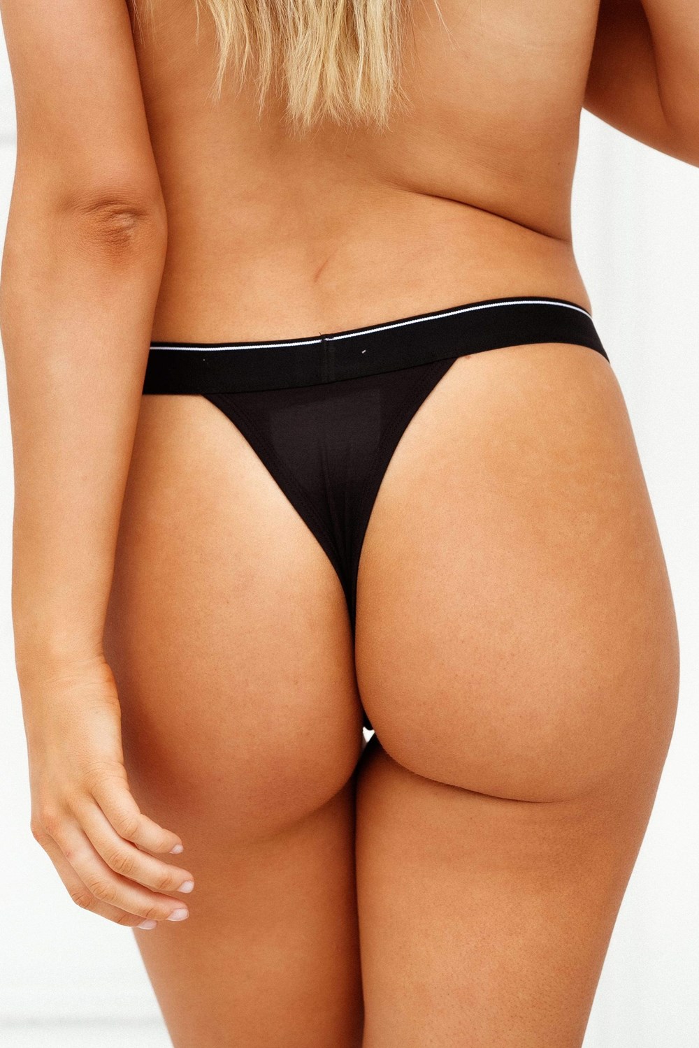 Lounge Underwear Bamboo Minimal Triangle Ranne Mustat | 512439BRS