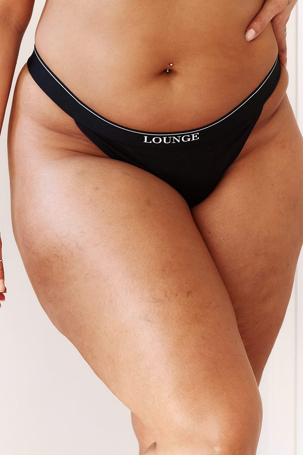 Lounge Underwear Bamboo Minimal Triangle Ranne Mustat | 512439BRS