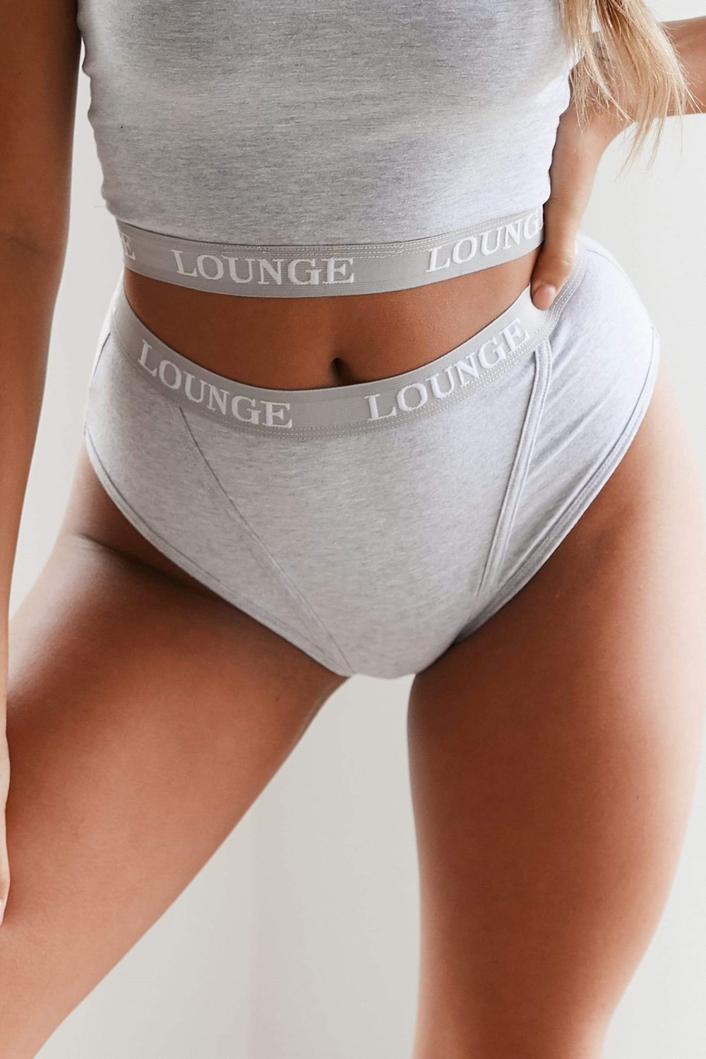 Lounge Underwear Basic Briefs Harmaat | 159346LUT