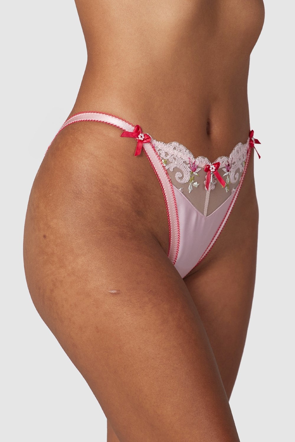 Lounge Underwear Bloom Embroidered Briefs Pinkki | 470851MEH