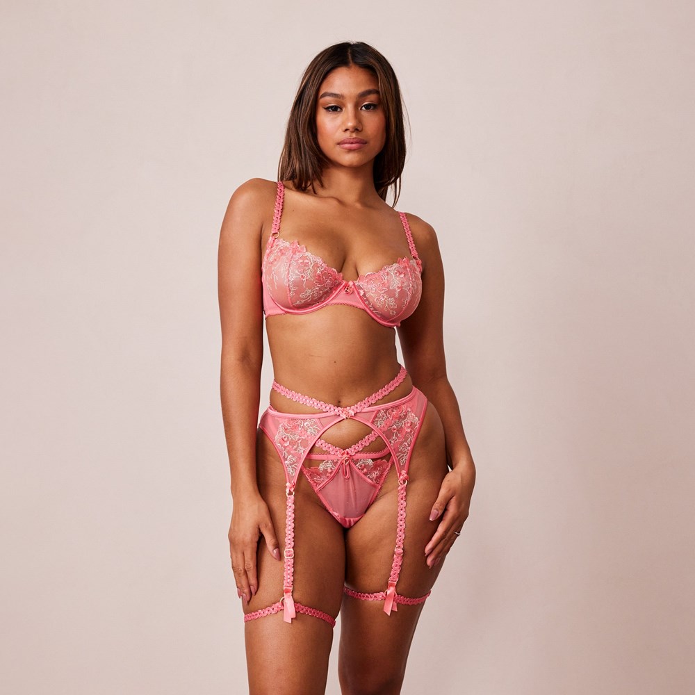 Lounge Underwear Casey Intimates Set Pinkki | 458102SWU