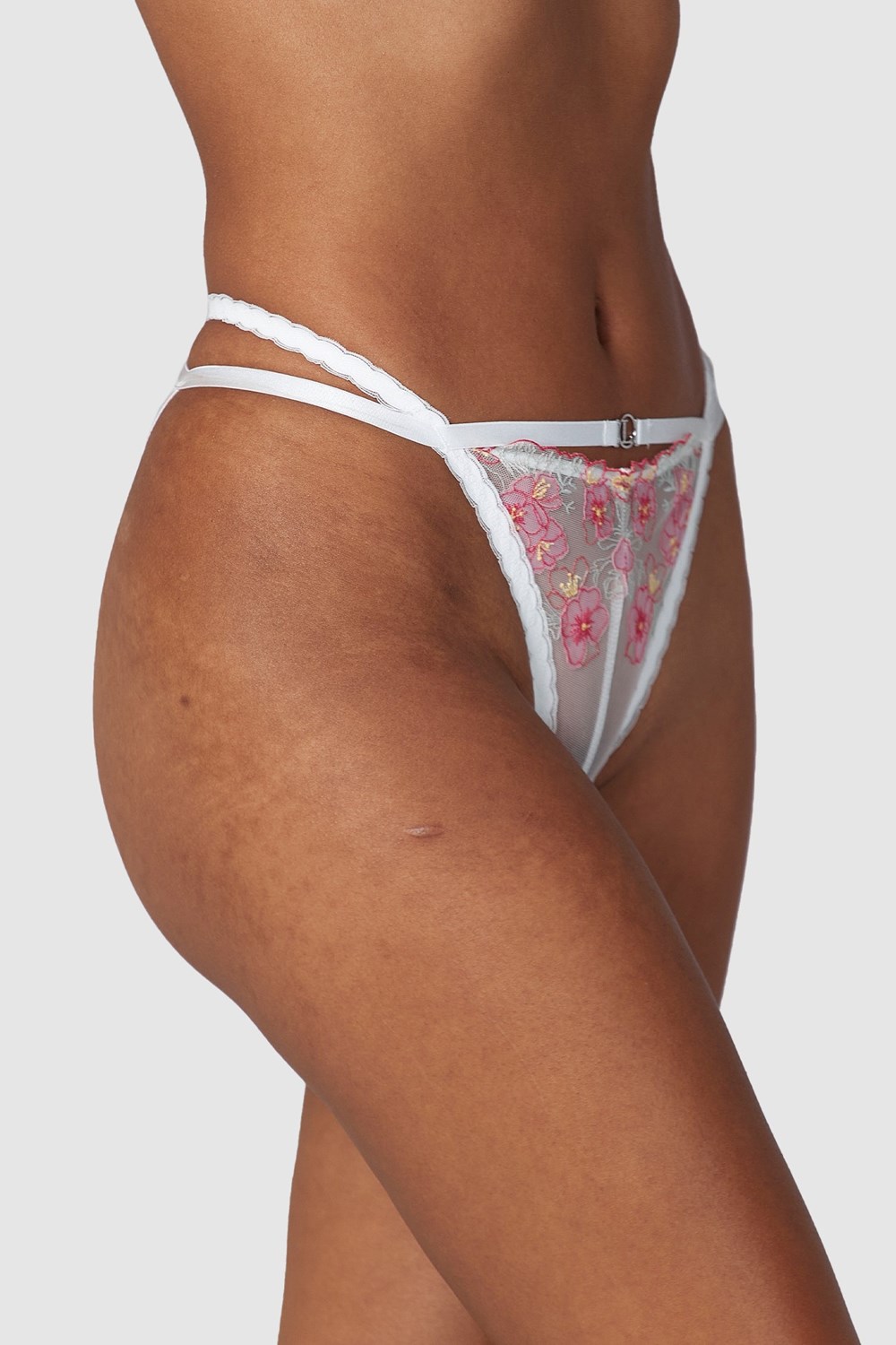 Lounge Underwear Ditsy Embroidered Briefs Valkoinen | 398610QXK