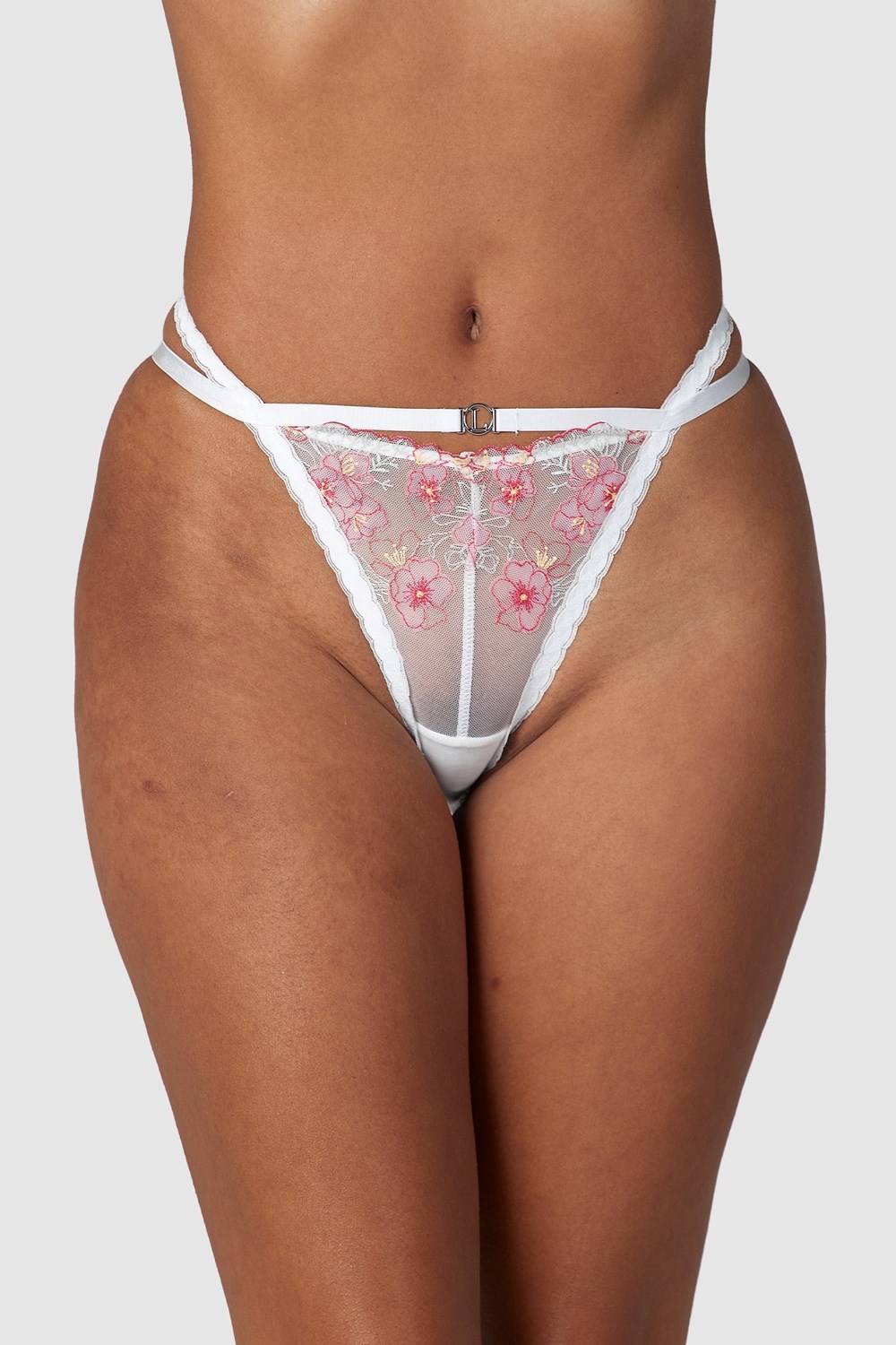 Lounge Underwear Ditsy Embroidered Briefs Valkoinen | 398610QXK