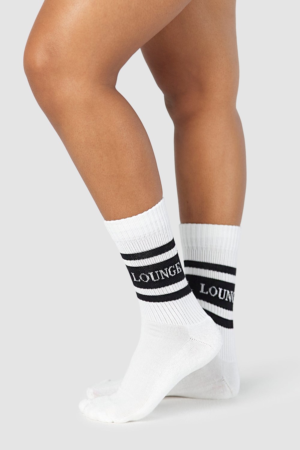 Lounge Underwear Essential Socks (Two Pack) Mustat | 705634APG