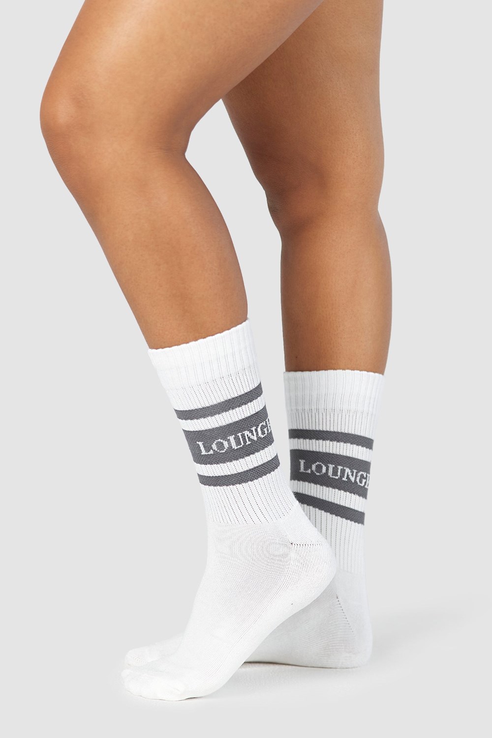 Lounge Underwear Essential Socks (Two Pack) Charcoal | 706825NMF