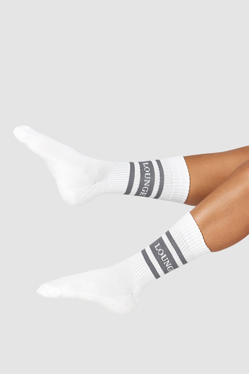 Lounge Underwear Essential Socks (Two Pack) Charcoal | 706825NMF