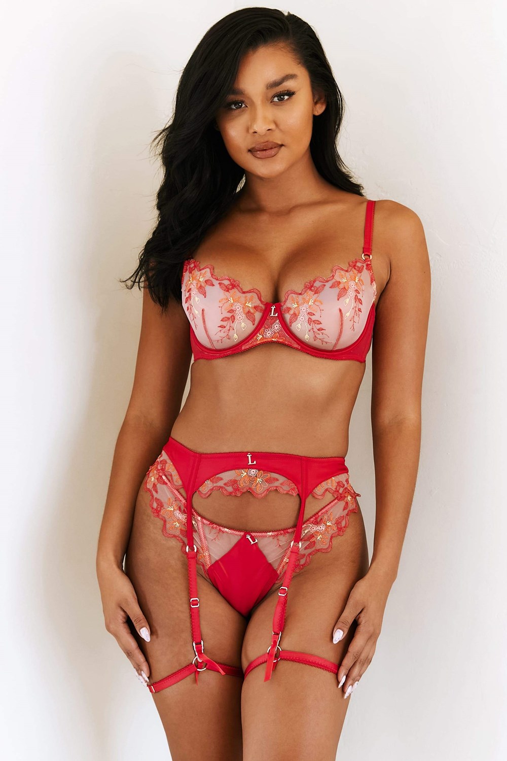 Lounge Underwear Peyton Intimates Set Cherry | 256018YMU