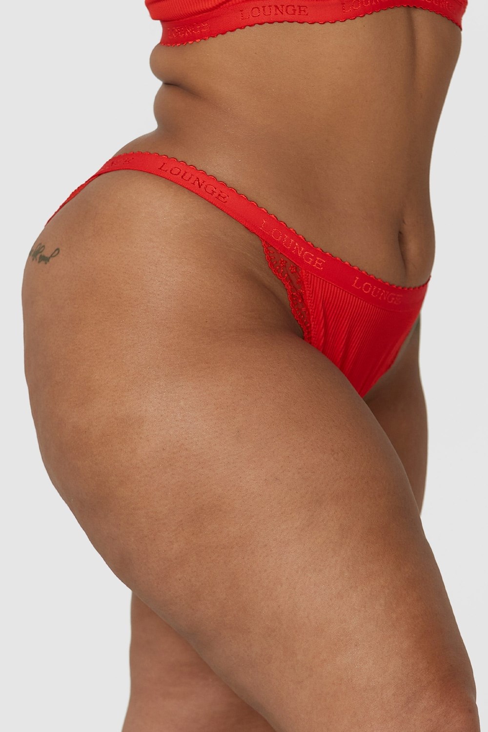 Lounge Underwear Ribbed Briefs Punainen | 756401BAW