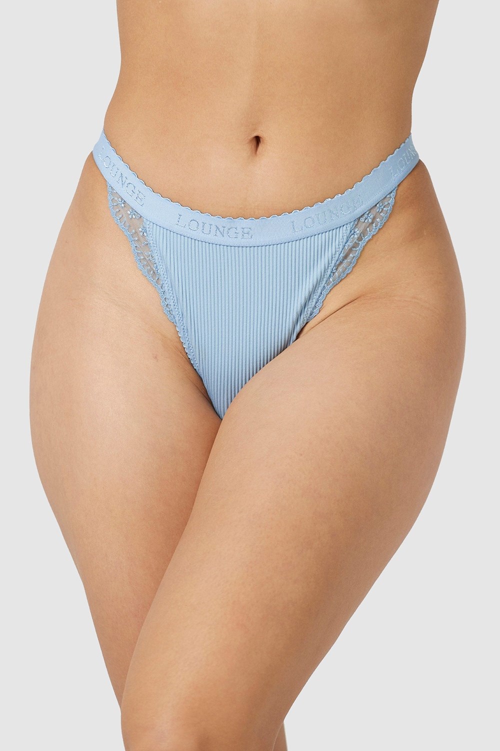 Lounge Underwear Ribbed Ranne Sininen | 469078RCG