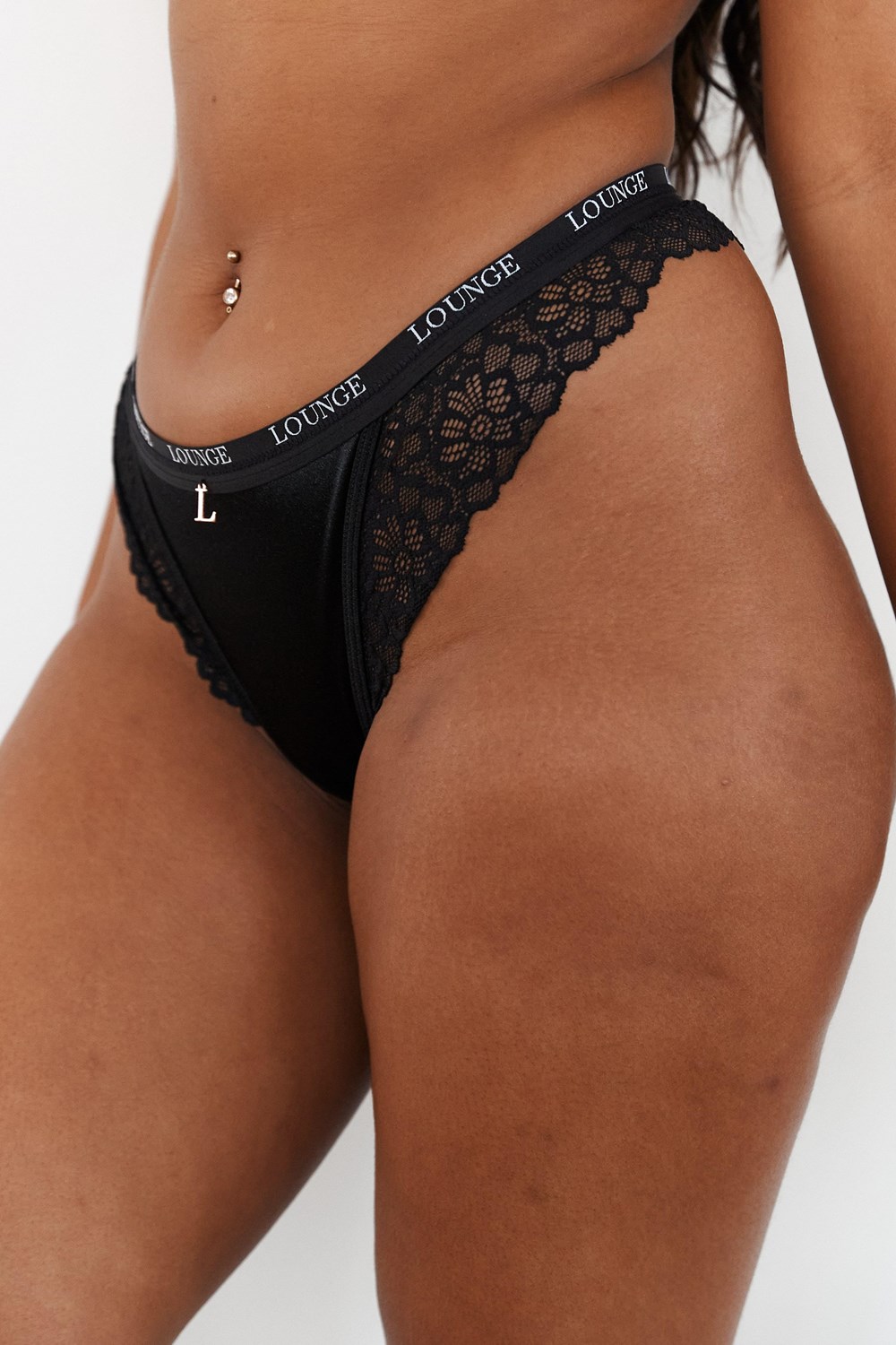 Lounge Underwear Silk Ranne Mustat | 265480VSZ