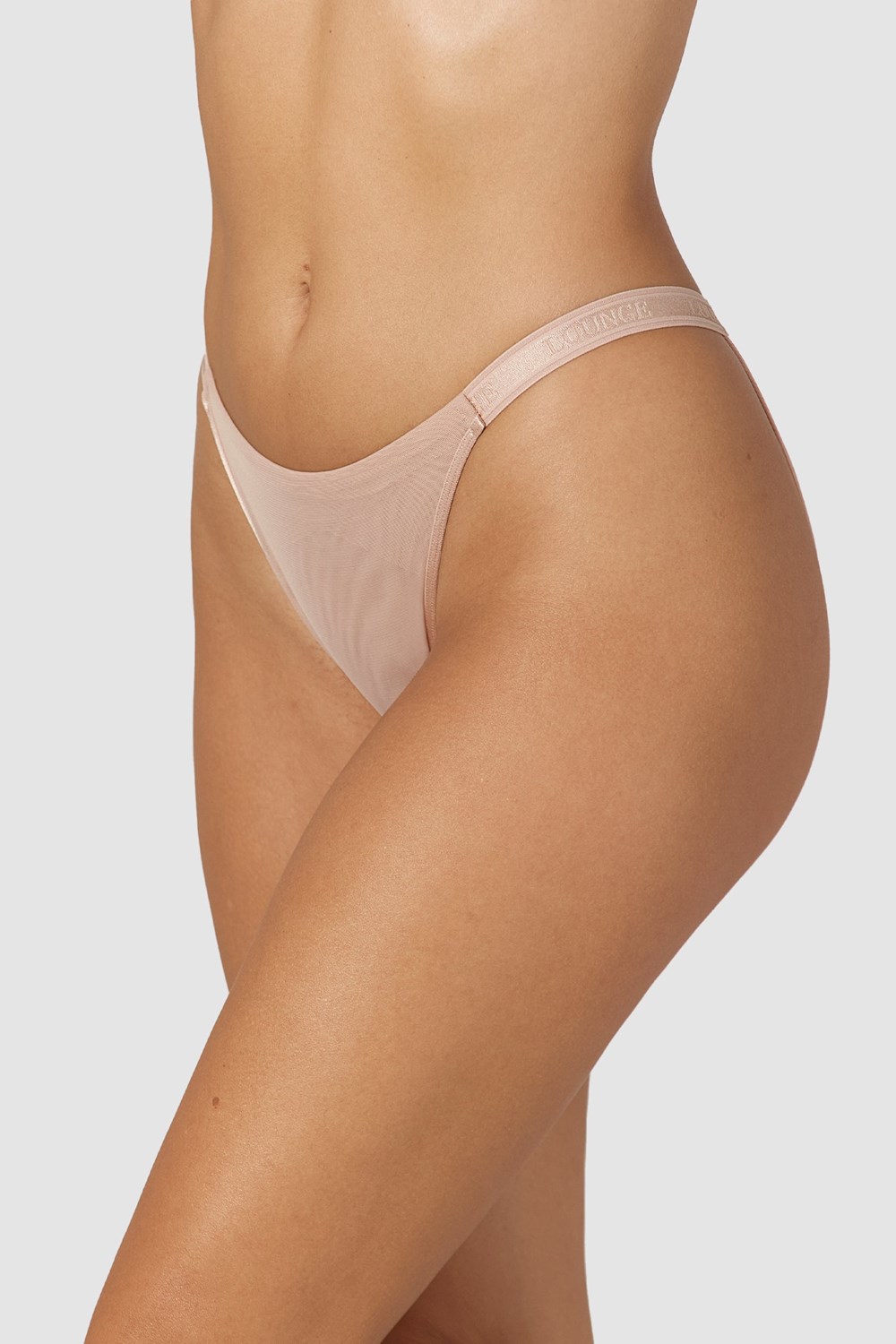 Lounge Underwear Smooth Mesh Briefs Taupe | 247083CWA