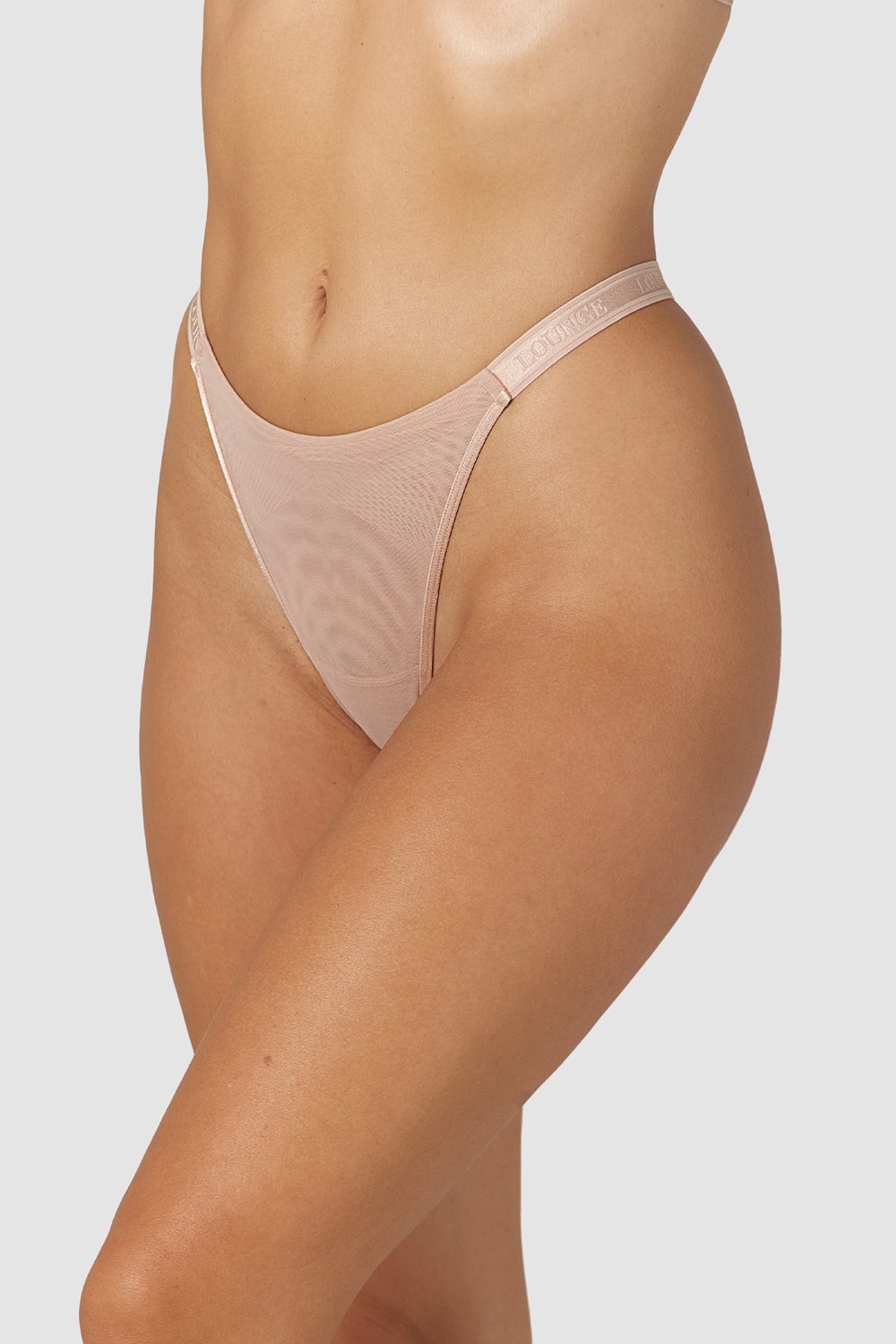 Lounge Underwear Smooth Mesh Ranne Taupe | 495137USD