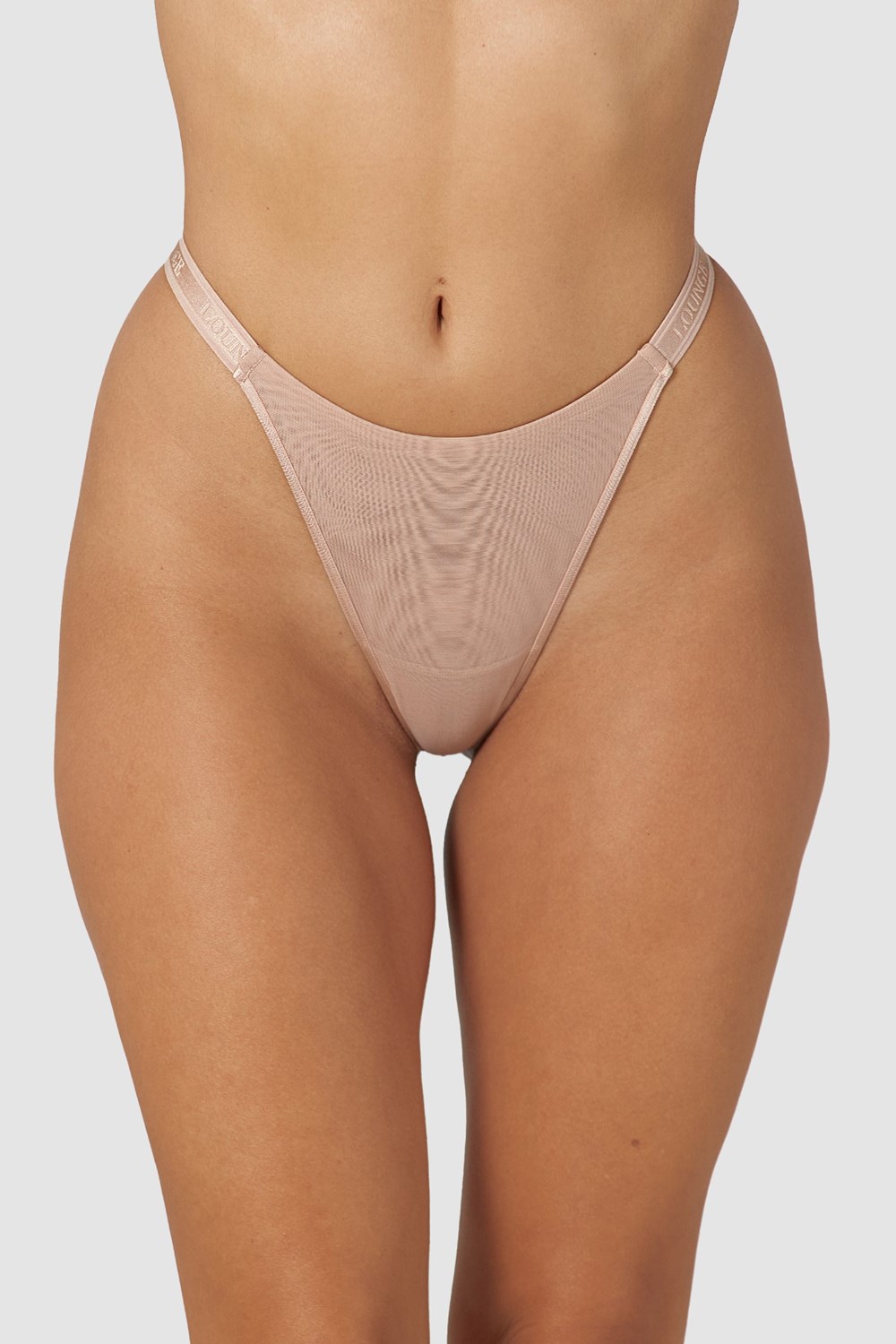 Lounge Underwear Smooth Mesh Ranne Taupe | 495137USD