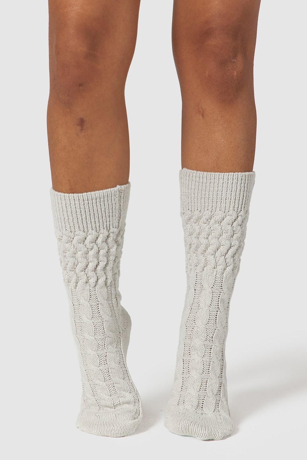 Lounge Underwear Snug Neulottu Socks Frost | 730896CLJ