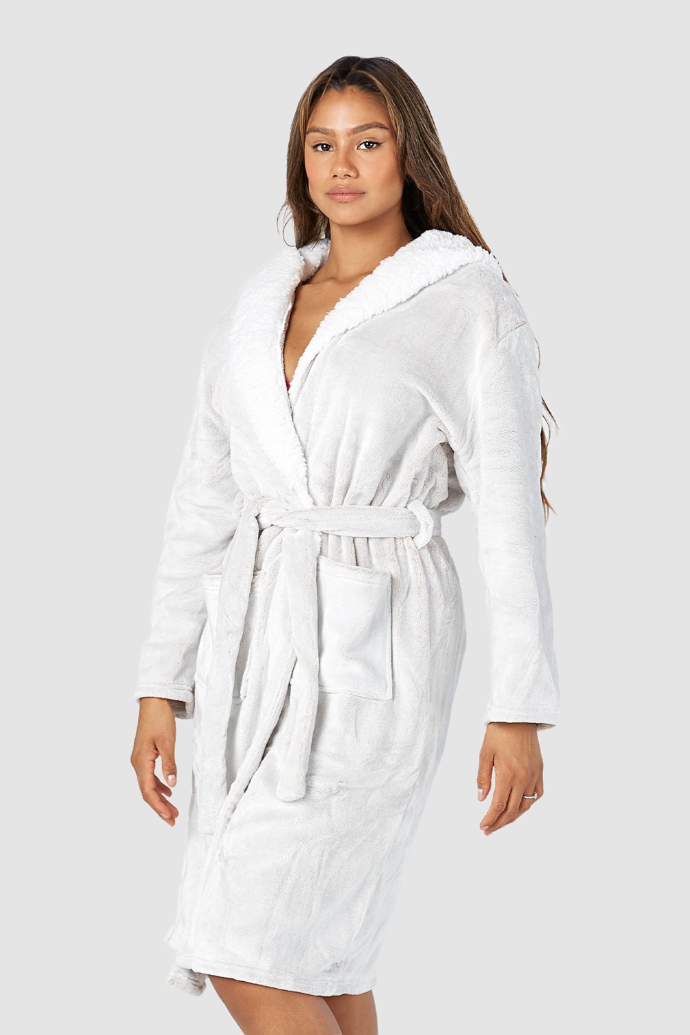 Lounge Underwear So Soft Luxury Dressing Gown Mink | 047915LSR