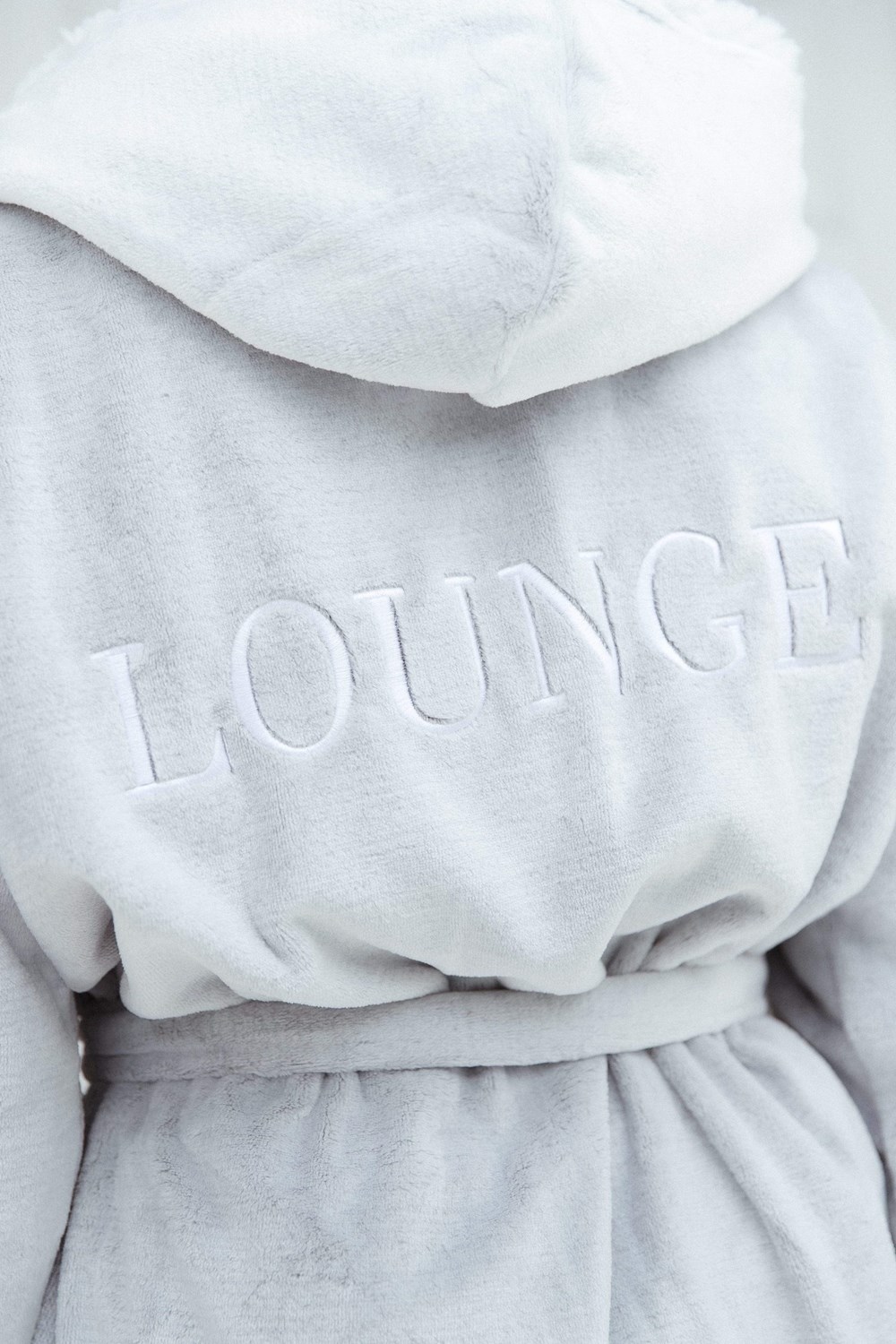 Lounge Underwear So Soft Luxury Dressing Gown Harmaat | 328905HJX