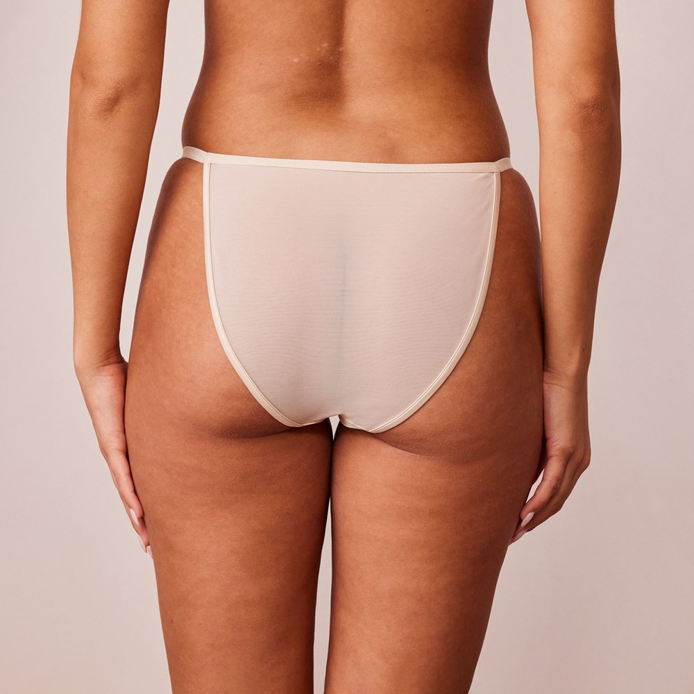 Lounge Underwear Soft Satin Briefs Latte | 290613LPN