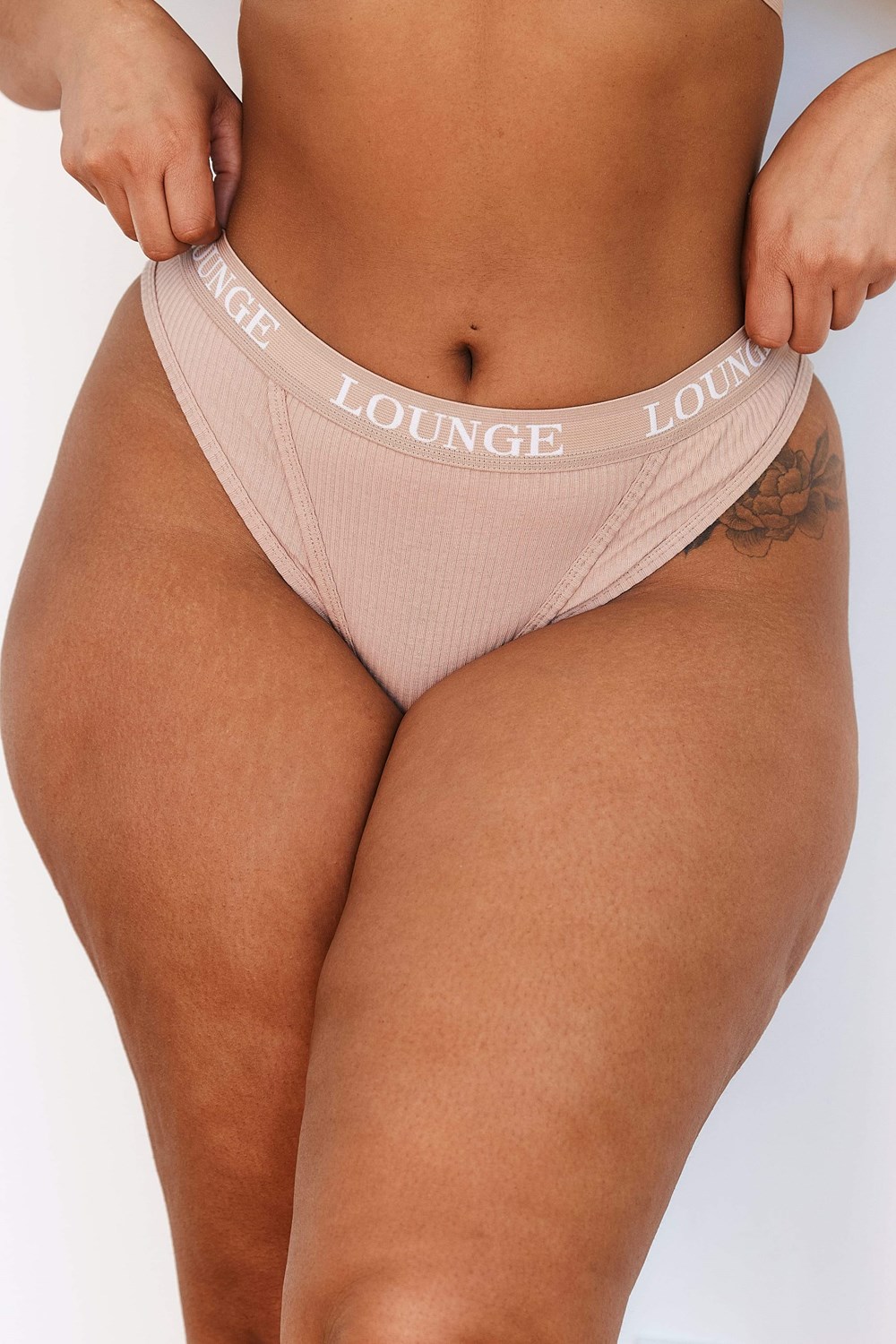 Lounge Underwear Ultra Mukavuus Ribbed Ranne Taupe | 531029LUW