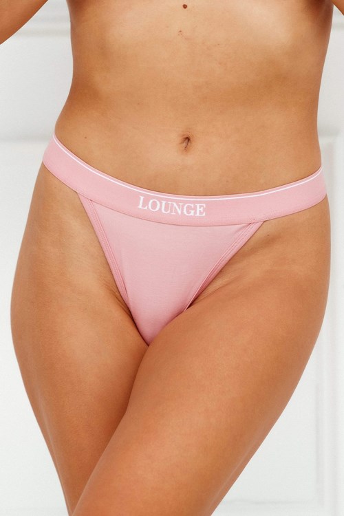 Lounge Underwear Bamboo Minimal Triangle Ranne Pinkki | 401523YTP