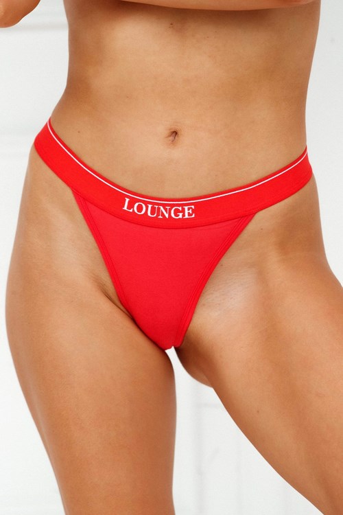 Lounge Underwear Bamboo Minimal Triangle Ranne Punainen | 792368MIX