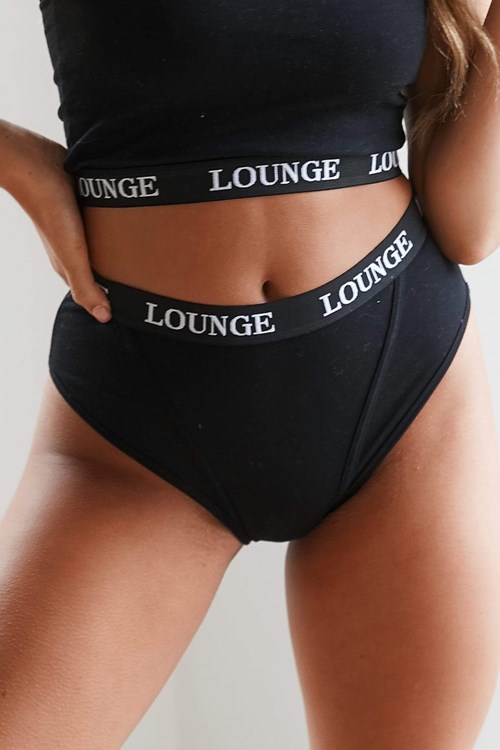 Lounge Underwear Basic Briefs Mustat | 724085YAD