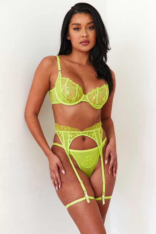 Lounge Underwear Carmen Intimates Set Lime | 470123LDV