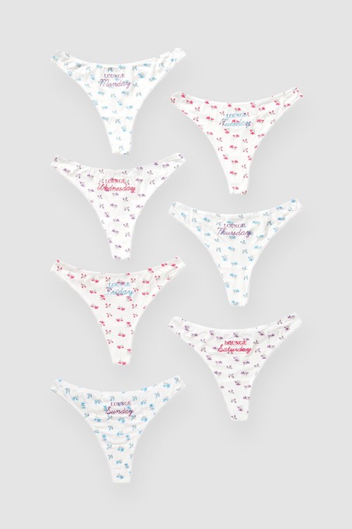 Lounge Underwear Days of the Week Ranne (7 Pack) Print | 543167XSL