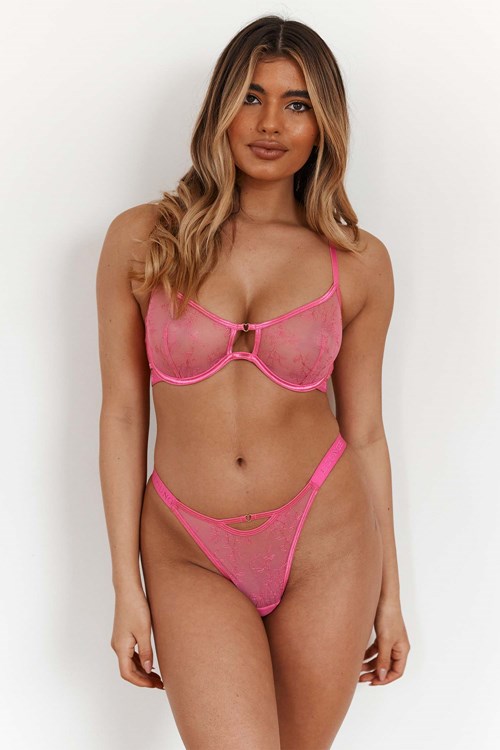 Lounge Underwear Grace Bra & Ranne Set Pinkki | 623107BWA