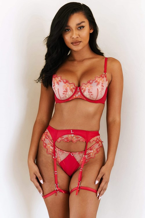 Lounge Underwear Peyton Intimates Set Cherry | 256018YMU