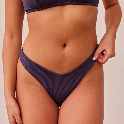 Lounge Underwear Ribbed Triangle Ranne Sininen | 712436WIL