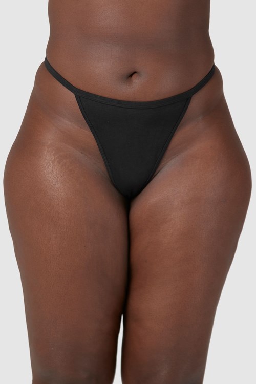 Lounge Underwear Sculpt G-string Mustat | 216945BUM