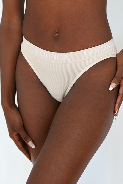 Lounge Underwear Seamless Briefs Oatmeal | 152390NMW