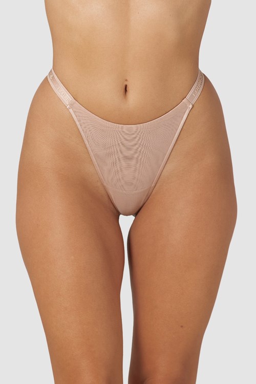 Lounge Underwear Smooth Mesh Ranne Taupe | 495137USD