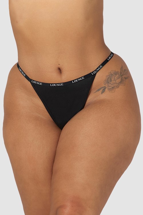 Lounge Underwear Smooth Ranne Mustat | 059468HVN